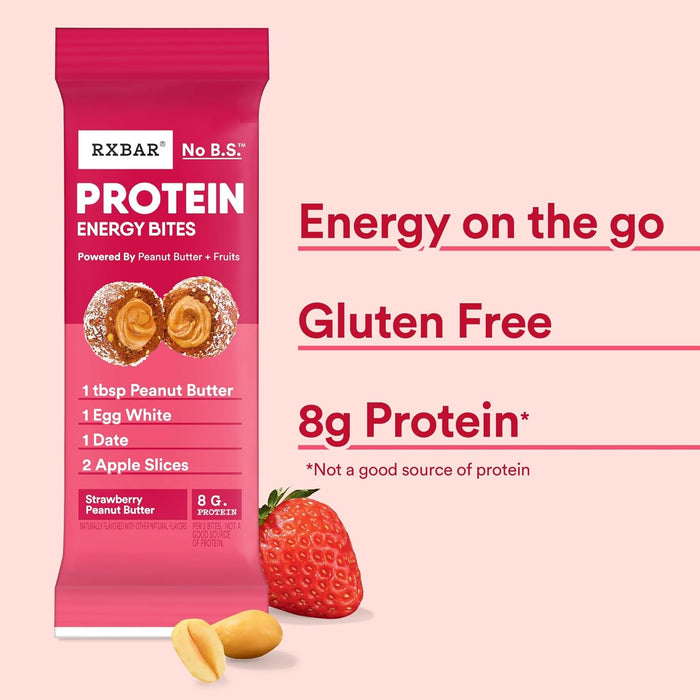 individually wrapped pouches with 2 bites each for grab-and-go convenience