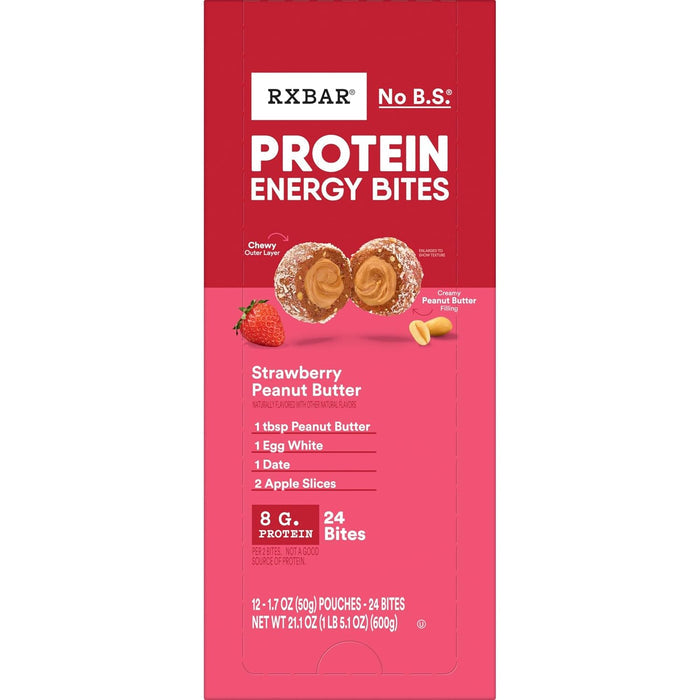 RXBAR Protein Energy Bites — Gluten Free Whole-Food Bites for Midday Self-Care and Sustained Focus