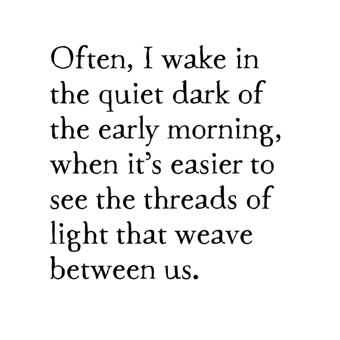 SALE threads of light art print
