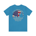 Saluting Sacrifice: Thank You to All Who Defend the Flag Military T-Shirt
