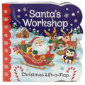 SANTA'S WORKSHOP, A LIFT-A-FLAP BOARD BOOK