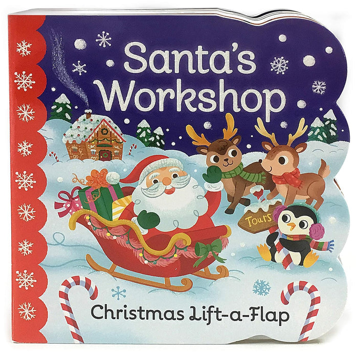 SANTA'S WORKSHOP, A LIFT-A-FLAP BOARD BOOK