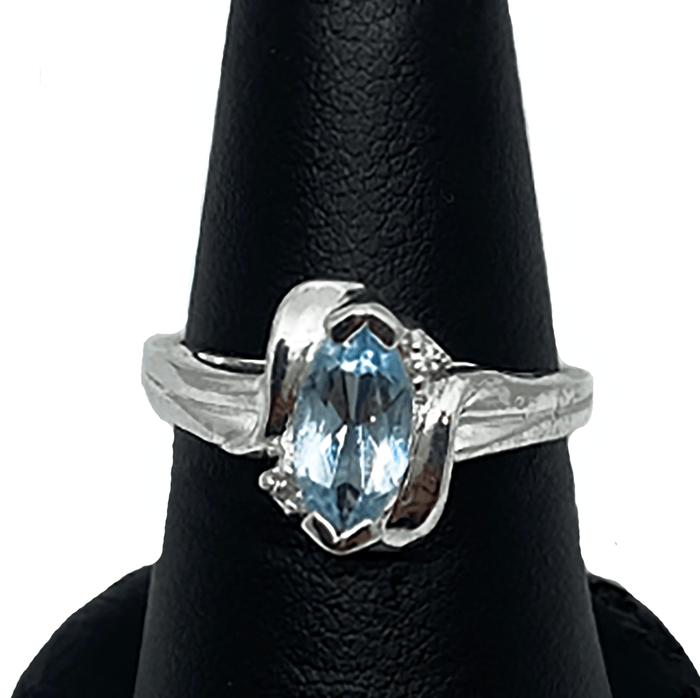 Great Lakes Boutique Silver & Blue Topaz Ring