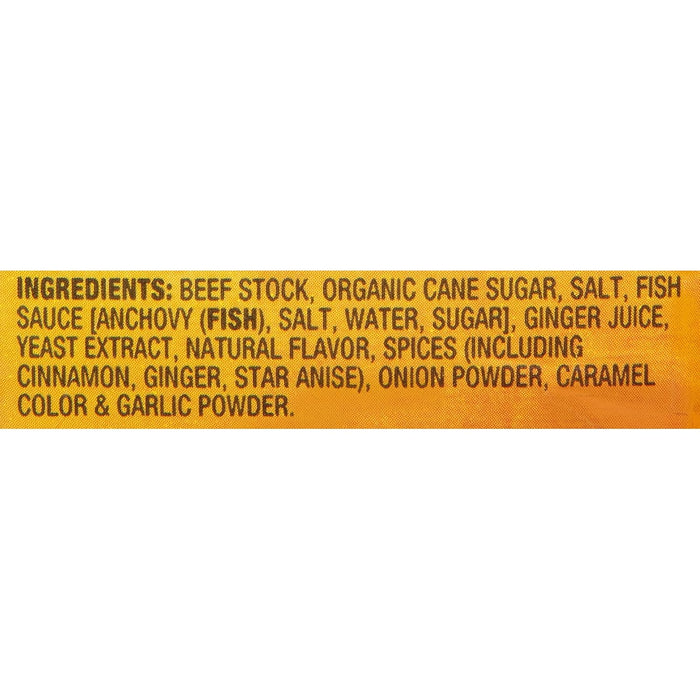traditional pho spice profile: cinnamon, star anise, and ginger