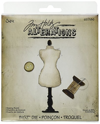 Sizzix 657186 Bigz BIGkick/Big Shot Die by Tim Holtz, Sewing Room