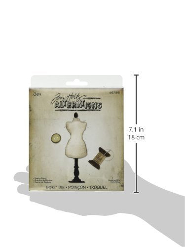 Sizzix 657186 Bigz BIGkick/Big Shot Die by Tim Holtz, Sewing Room