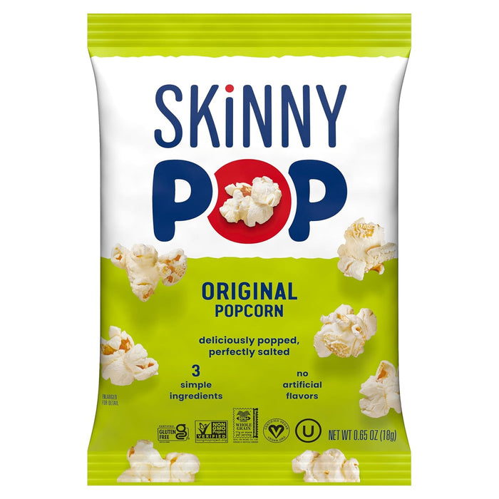 SkinnyPop Popcorn – Nut-Free and Dairy-Free Snack Pack for Kids Lunchboxes and Playdates