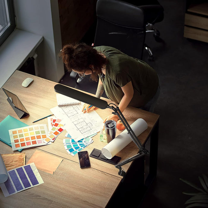 SKYLEO LED Desk Light – Housewarming Gift for Remote Workers, Adjustable Swing Arm in Four Color Options