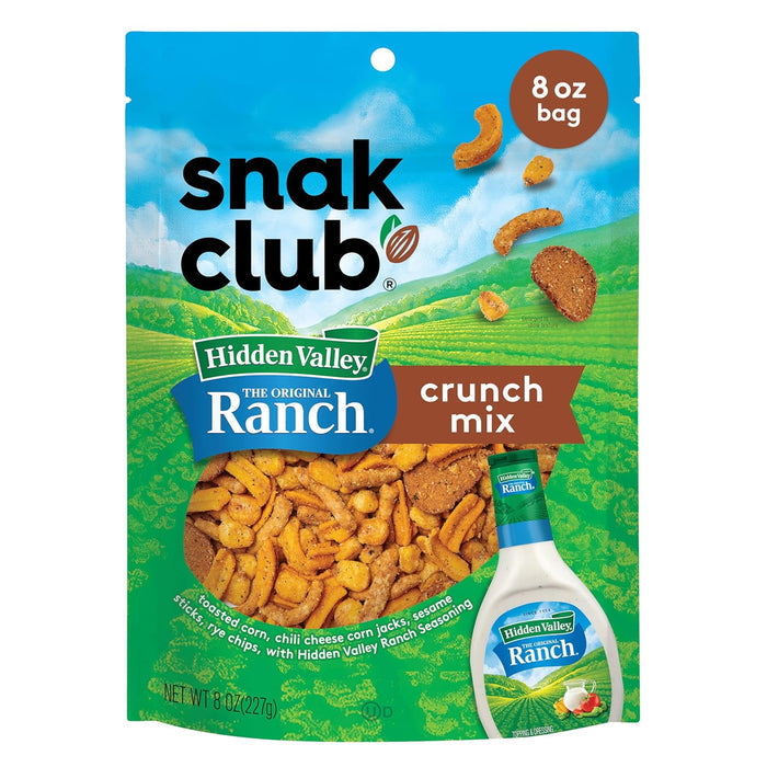 seasoned with authentic hidden valley ranch seasoning