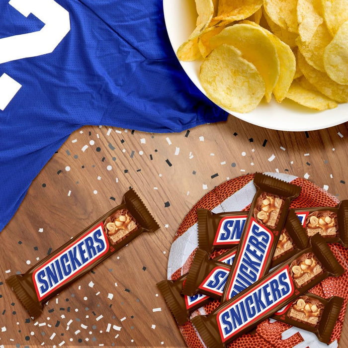 SNICKERS NFL Themed Candy Bars – Thoughtful Holiday and Birthday Gift for the Football Lover in Your Life