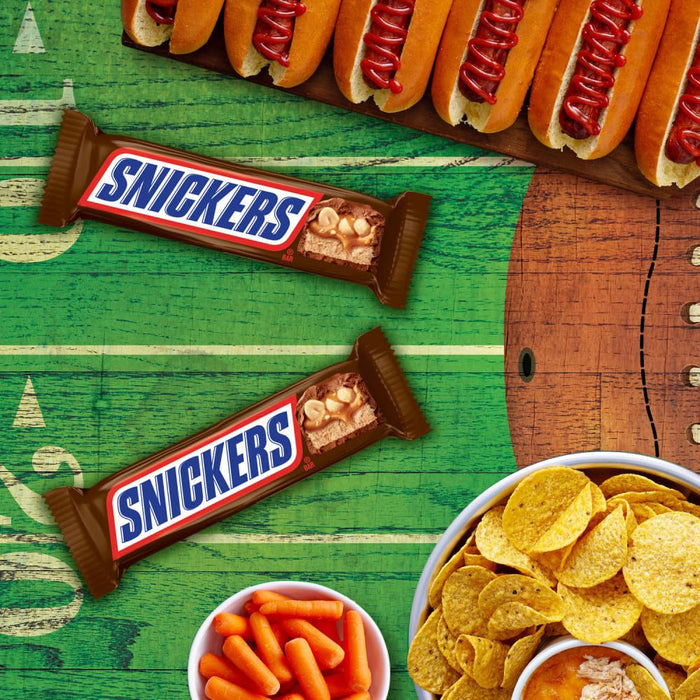 SNICKERS NFL Themed Candy Bars – Thoughtful Holiday and Birthday Gift for the Football Lover in Your Life