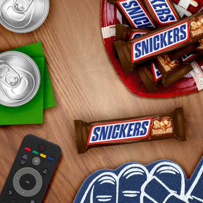 SNICKERS NFL Themed Candy Bars – Thoughtful Holiday and Birthday Gift for the Football Lover in Your Life