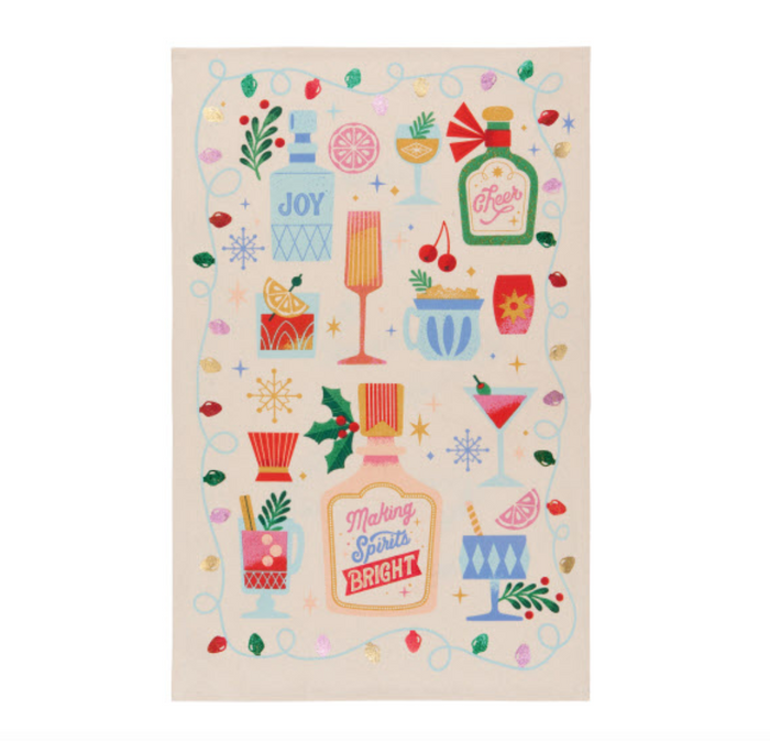 Spirits Bright Decorative Dishtowel