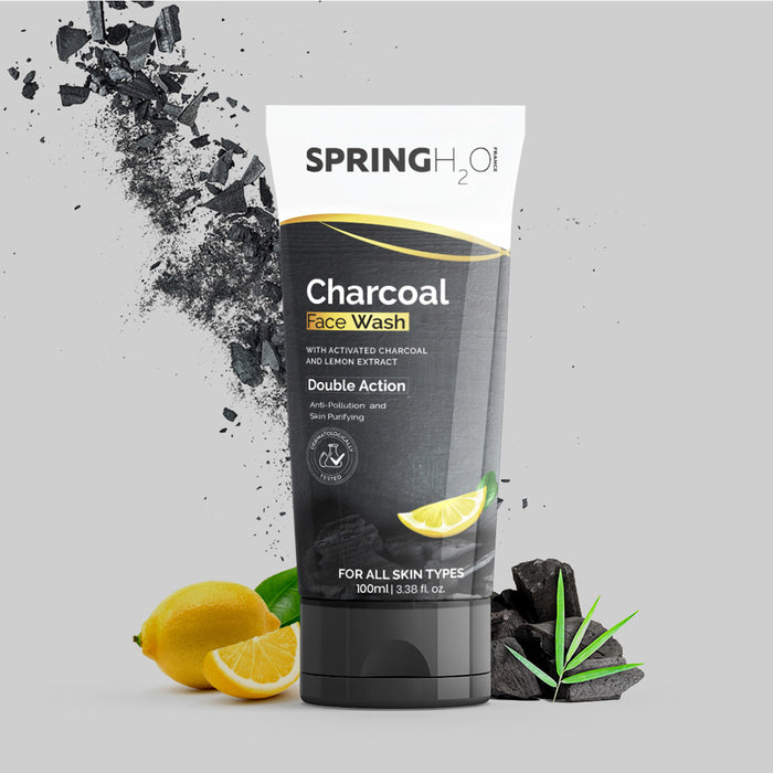 SPRING H2O Gold Facial, Diamond Bleach, Charcoal Face Wash & Mani Pedi Kit