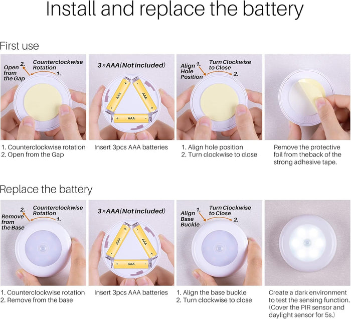 60 lumen output from 0.5w led at cri 90 and 6500k for vivid color rendering