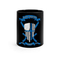 State Trooper Coffee Mug-Thin Blue Line Shield Mug-State Trooper Cup.