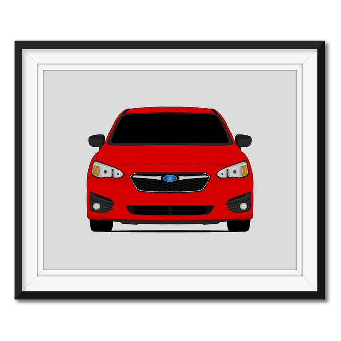 Subaru Impreza G4 (2017-2019) Poster