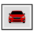 Subaru Impreza G4 (2017-2019) Poster