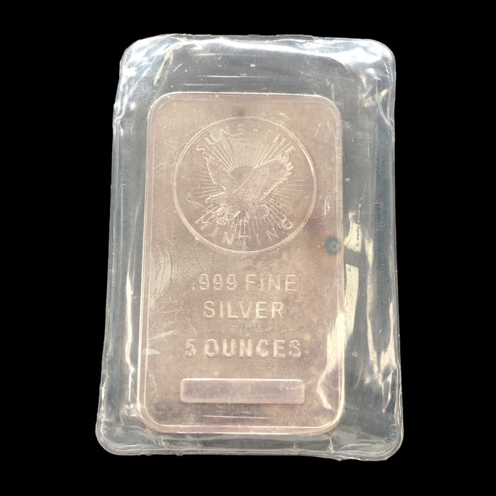 Sunshine Mint 5 oz Silver Bar (Secondary Market)