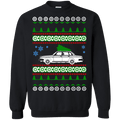 Swedish Car like a  240 Sedan Ugly Christmas Sweater Crewneck sweatshirt