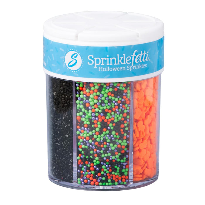 Sweets Indeed Sprinkle Variety Jar – Single Compact 6-Cell Design Replacing Six Separate Sprinkle Bottles