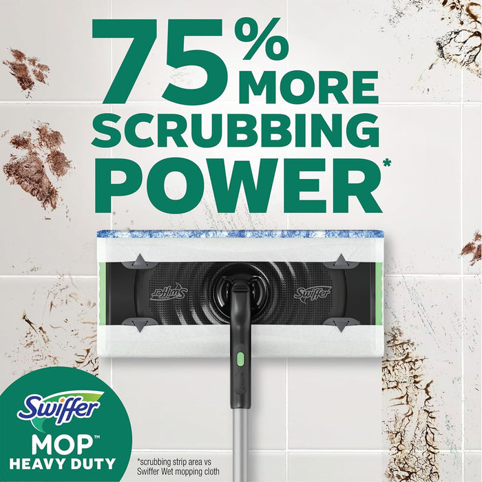 safe for use on tile, hardwood, and vinyl floors (5 dry + 3 wet cloths included in starter kit)