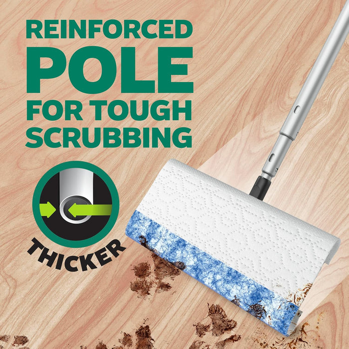 Swiffer Sweep & Mop Deluxe Multi-Surface Kit for Focused Professionals, Fast Sweep and Mop in a Single Pass