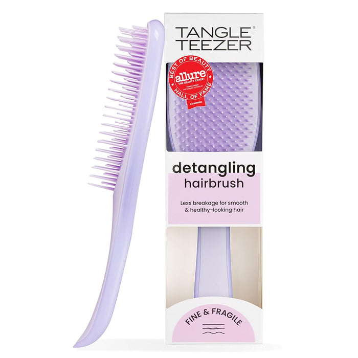 soft-flex teeth calibrated one grade softer than the original ultimate detangler for fine hair