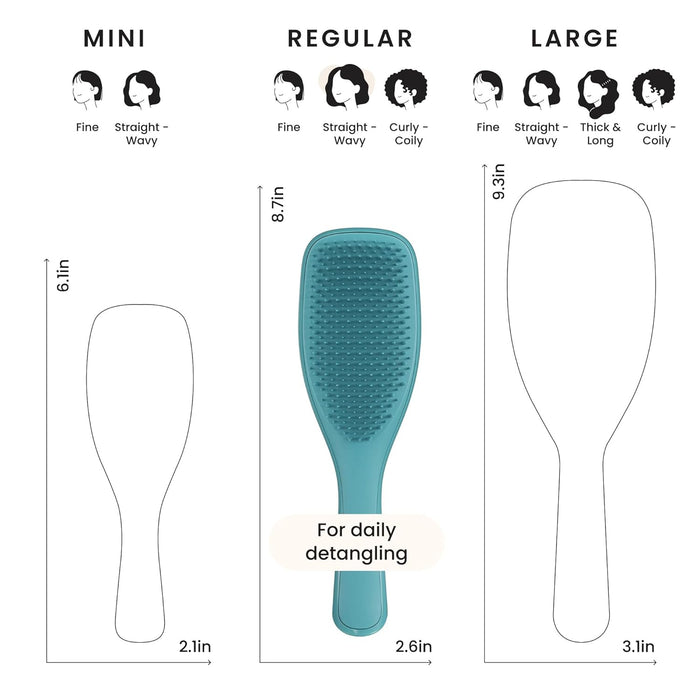 Tangle Teezer Ultimate Detangler Brush – Nursery-Safe Family Hairbrush, Gentle on Children's Sensitive Scalps