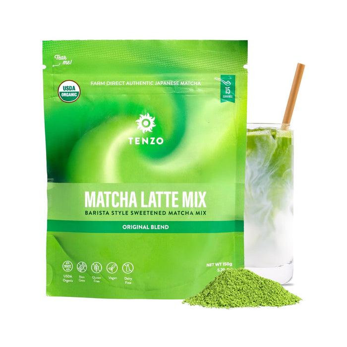 ceremonial-grade organic matcha sourced from japan