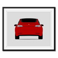 Tesla Model 3 (2017-2023) (Rear) Poster