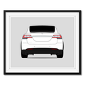 Tesla Model X (2015-2020) (Rear) Poster