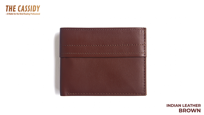 THE CASSIDY WALLET BROWN by Nakul Shenoy - Mystique Factory