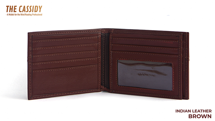 THE CASSIDY WALLET BROWN by Nakul Shenoy - Mystique Factory