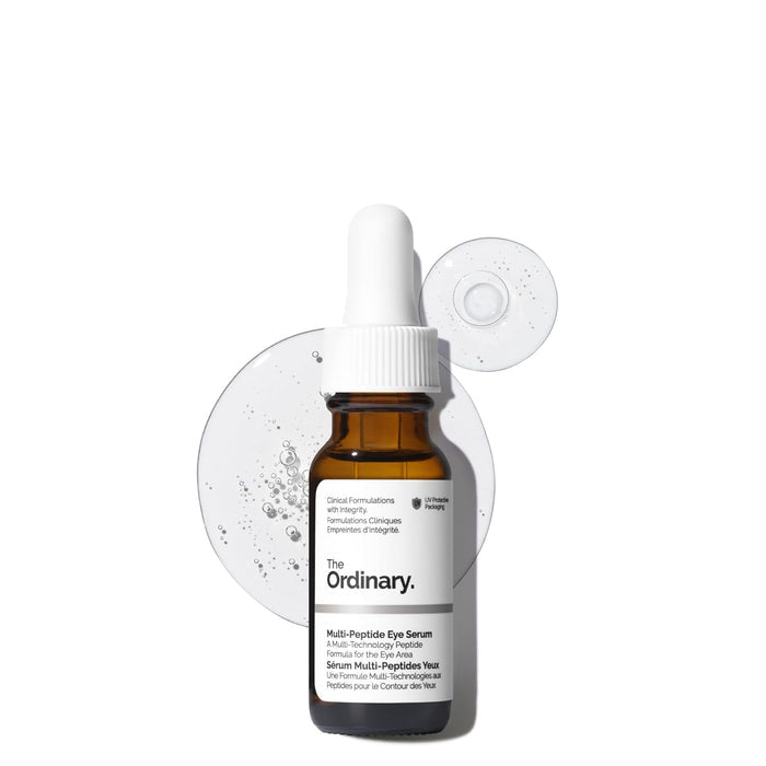 six-peptide technology blend: matrixyl synthe'6, retinopeptide 189, syn-ake, cytobiol lumin-eye, unisooth eg-28, and eyeseryl