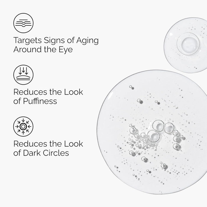 fragrance-free formulation safe for sensitive eye-area skin