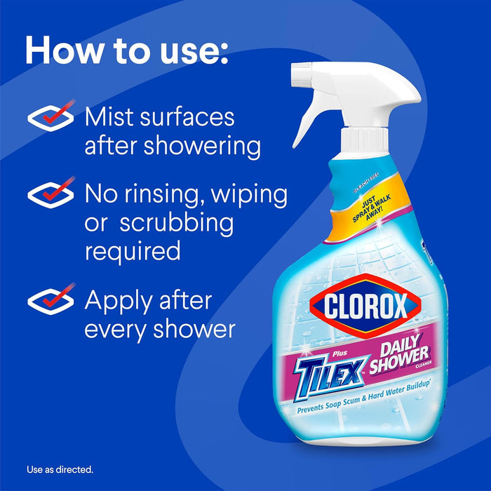 multi-surface trigger spray bottle designed for corners and vertical shower walls