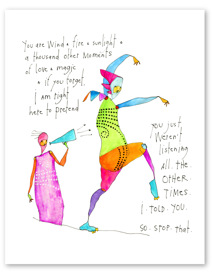 told you so art print