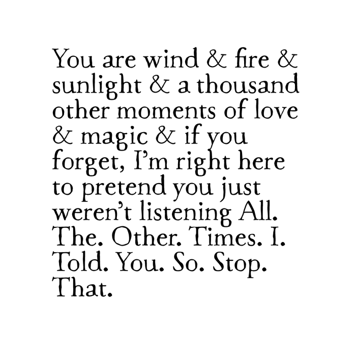 told you so art print