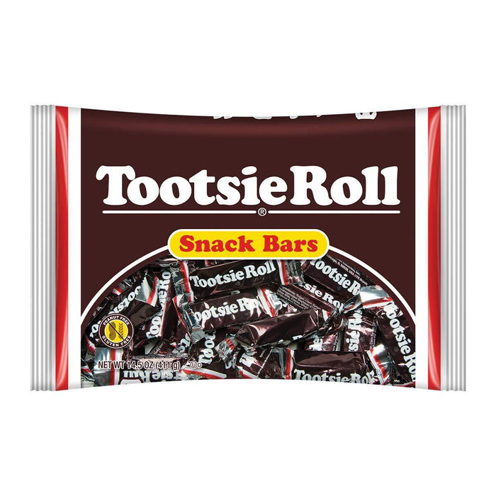 individually foil-wrapped bars approximately 2 inches long