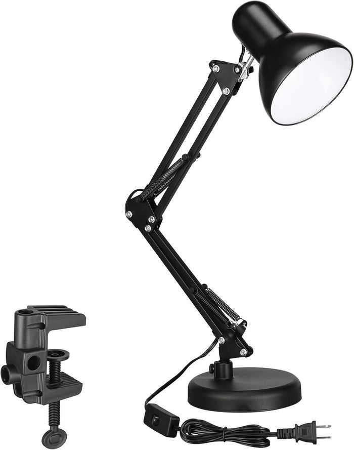 adjustable c-clamp mounting that fits surfaces up to 2 inches wide (vertical or horizontal)