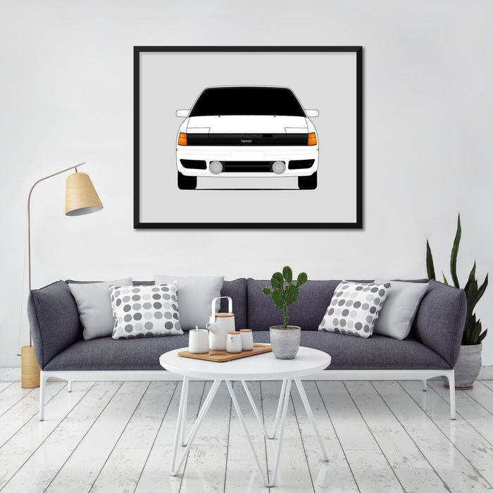 Toyota Celica T160 (1985-1989) 4th Generation Poster