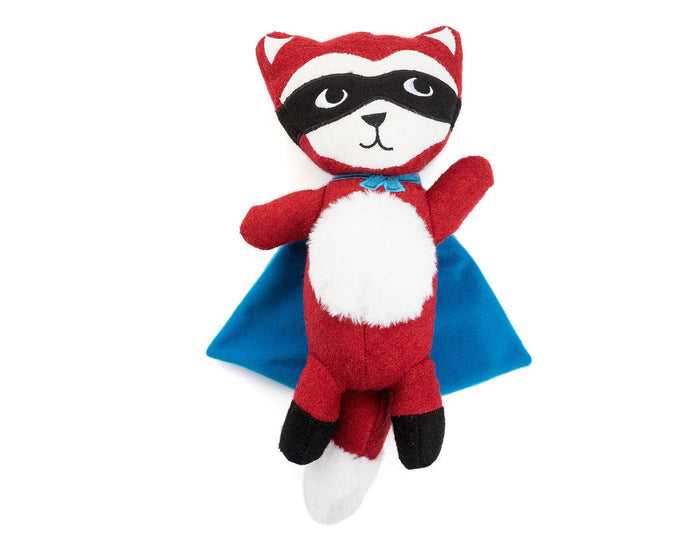TRICKY SAM THE 11" FOX WOOL DOG TOY