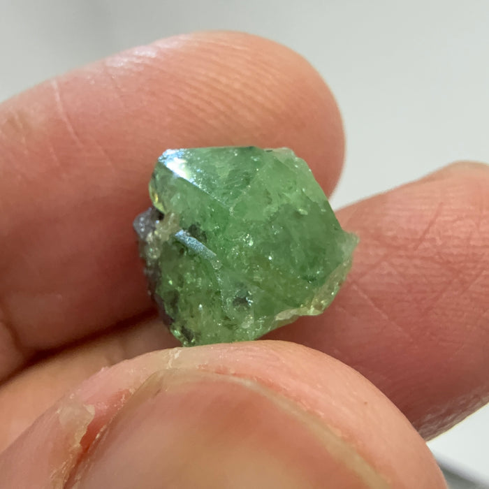 Tsavorite Crystal on Matrix. 7.81ct, Merelani. Tanzania, Untreated Unheated