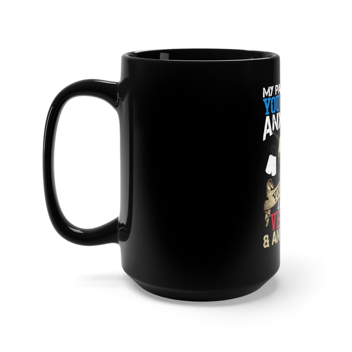 Unapologetic Veteran: 15oz Black Military Design Mug - Embracing My True Colors