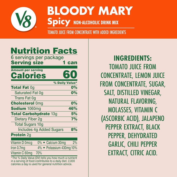 tomato vegetable juice foundation with a balanced spice blend