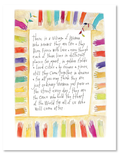 village of women hands art print
