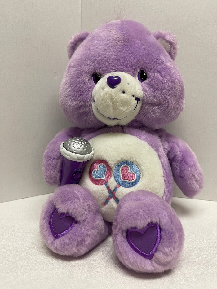 Vtg Care bear Share Bear Joking Giggling Talking Toy Doll (Pre-owned)