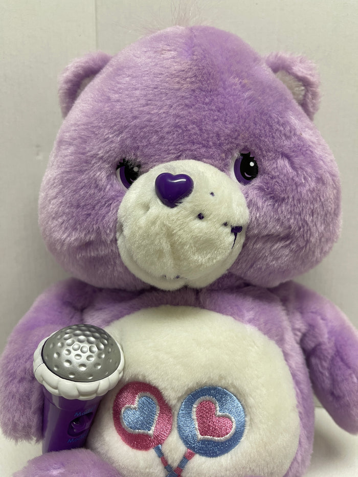 Vtg Care bear Share Bear Joking Giggling Talking Toy Doll (Pre-owned)