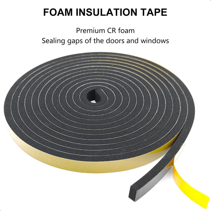 multi-functional sealing: weatherproof, dustproof, soundproof, shock-absorbing, and heat-insulating